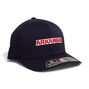 Arkansas Razorbacks ARKANSAS Red 3D Laser Perf R-Flex Cap- Navy